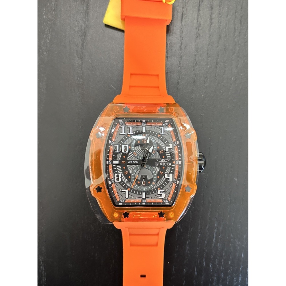 Invicta Racing Cyclone Men's Watch - 48.5mm Orange (48718)